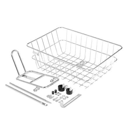 BLB Portapacchi Anteriore & Cestino - Rack & Basket Combo - cromo