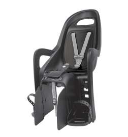 Polisport Groovy Maxi CFS Child Bike Seat for Cargo Rack - black dark grey