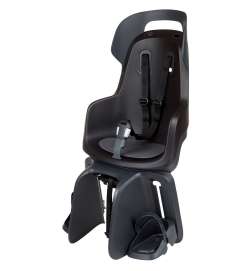Bobike GO MIK HD Silla Bicicleta Bebé - fijación del portaequipajes - Urban Black