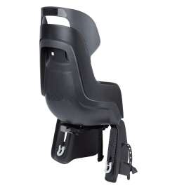 Bobike GO MIK HD Silla Bicicleta Bebé - fijación del portaequipajes - Urban Black