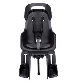 Bobike GO MIK HD Silla Bicicleta Bebé - fijación del portaequipajes - Urban Black