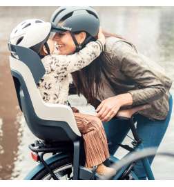 Bobike GO MIK HD Silla Bicicleta Bebé - fijación del portaequipajes - Marsmallow Mint