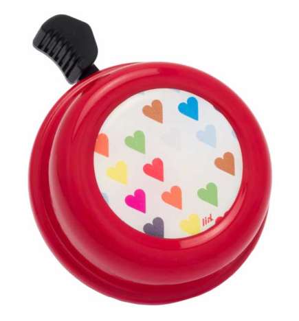 Liix Colour Bell - Polka Hearts Red