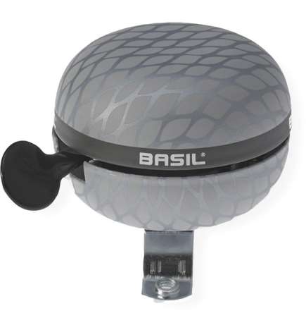 Basil Noir Bell Fietsbel - silver metallic