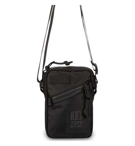Topo Designs Mini Schoudertas - 1L - Zwart Zwart Zwart