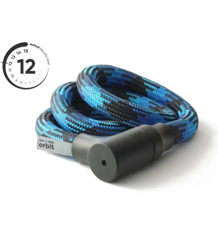 tex-lock orbit Cable Lock - 120cm - morpho blue