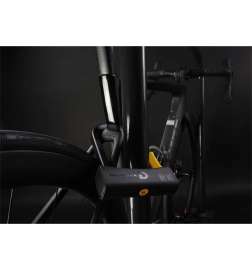 tex-lock eyelet incl. D-lock u-slot - 120cm - electric grey