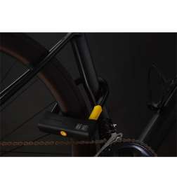 tex-lock eyelet incl. D-lock u-slot - 120cm - electric grey