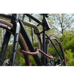 tex-lock eyelet incl. D-lock - 120cm - chateau red