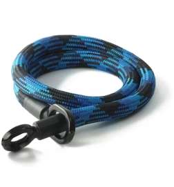 tex-lock eyelet inkl. D-lock Bügelschloss - 120cm - morpho blue