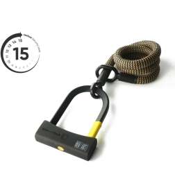 tex-lock eyelet incl. D-lock u-slot - 120cm - wild hemp