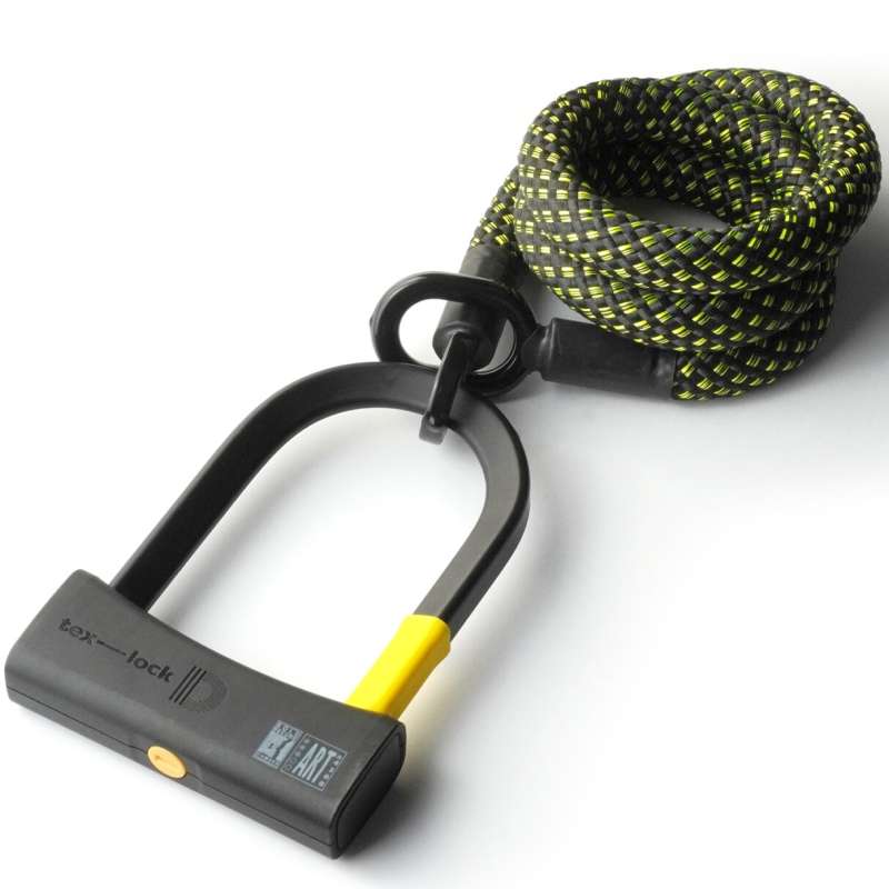 tex-lock eyelet sisältää D-lock-U-lukon - 120cm - stardust
