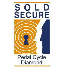 tex-lock eyelet wraz z zapięciem rowerowym U-lock - 120cm - acid orange