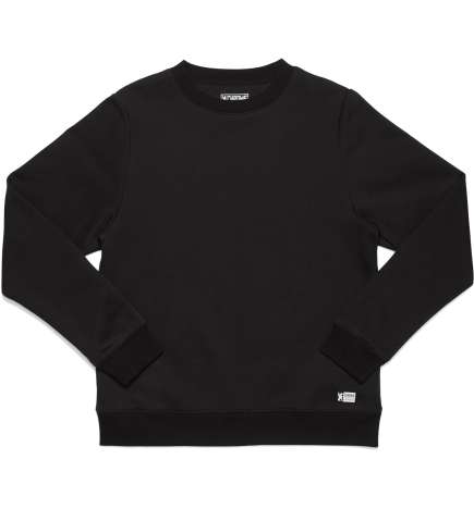 CHROME Issued Fleece Crew Sweatshirt Men - Black