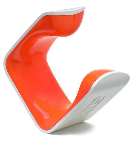 Hornit CLUG PLUS Porte-Vélo Mural (70-81mm   2,7-3,2 ) - blanc orange