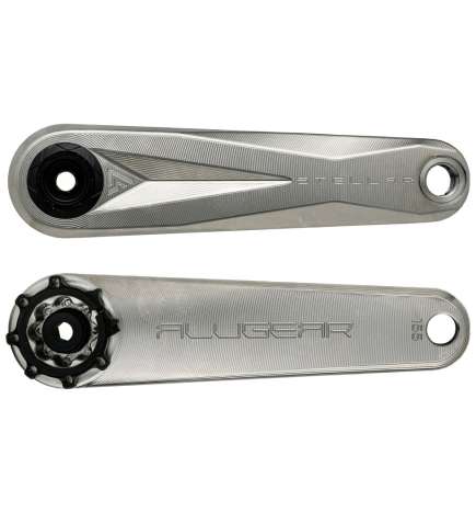 Alugear STELLAR TI Kurbelarmset - MTB | Titan | DUB | Direct Mount (SRAM 8-Bolt)