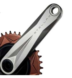 Alugear Kit de Bras de Manivelle - STELLAR TI - MTB | Titane | DUB | Direct Mount (SRAM 8-Bolt)