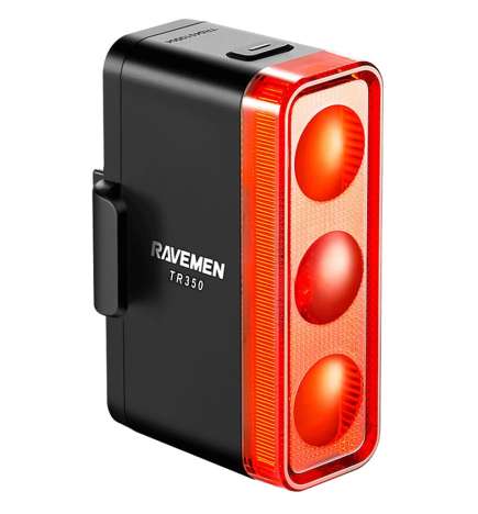 Ravemen TR350 Rear Light - Black