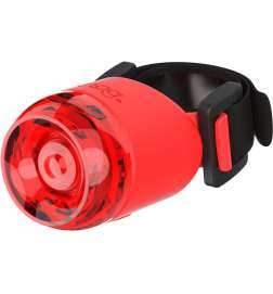 Knog Plug Luce Bici Posteriore - 10 Lumen - rosso