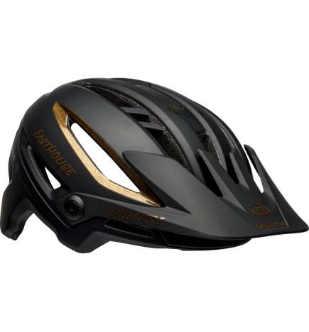 Bell Sixer MIPS Casco - mat gloss black gold fasthouse