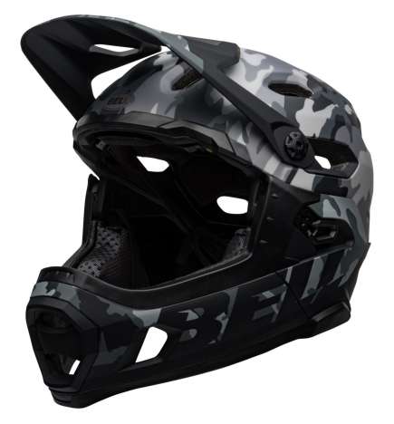 Bell Super DH Spherical Helmet - matte gloss black camo