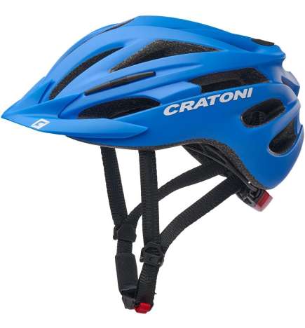 CRATONI Pacer Jr. Casco Bicicleta Juvenil - blue-white matt - 2025