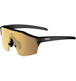 KOO Alibi Aurinkolasit - Regular | Black Matt - Gold Mirror