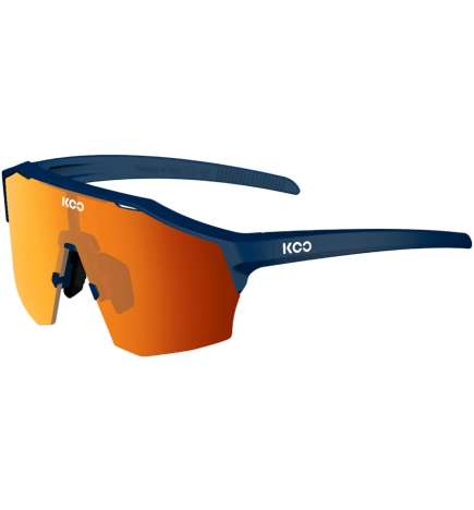 KOO Alibi Photochromic Zonnebril - Large | Dark Blue Matt - Red Mirror