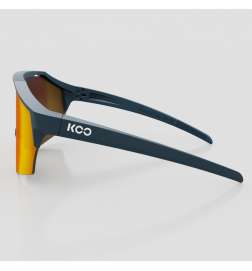 KOO Occhiali da Sole - Alibi Photochromic - Large | Dark Blue Matt - Red Mirror