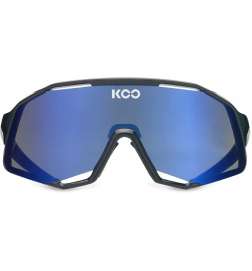 KOO Demos Sunglasses - Black - Blue Sky Mirror