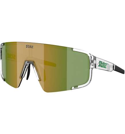Bliz P003 Okulary - Transparent White - Green