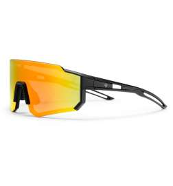 CHPO Siri Sunglasses - Black   Red Mirror