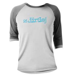 Dirtlej Mountee 3 4 Trikot Herren - grau schwarz