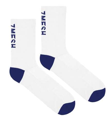 7mesh Word 6  Socks - Classic White