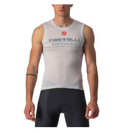 Castelli Active Cooling Unterhemd Ärmellos Herren - silver grey 870
