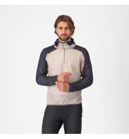 Castelli Alpha Fleece-huppari miehille - rock blue 405