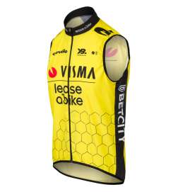RAPidGEAR Team Visma | Lease a Bike Replica Wind Vest Men 2025 - yellow