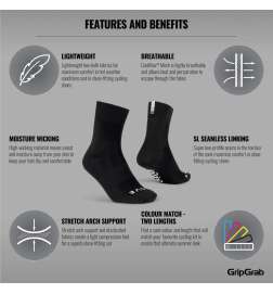 GripGrab Lightweight SL Socks - Black