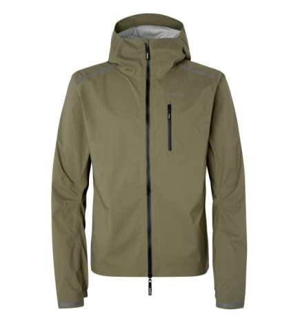 GripGrab EXPLR Waterproof Lightweight Rain Jacket - Olive Green