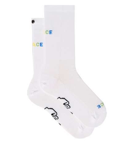 FINGERSCROSSED Chaussettes Vélo - Rolling Harmony - Blanc