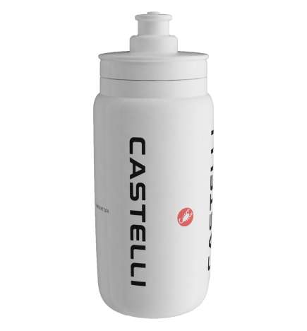 Castelli Logo Trinkflasche 550 ml - white 001