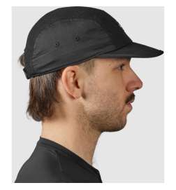 GripGrab 5 Panel Cap - Black