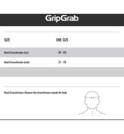 GripGrab 5 Panel Cap - Black