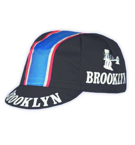 Apis Retro Style Profi Radmütze - BROOKLYN BLACK