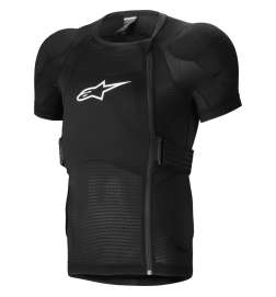 Alpinestars A-Impact Plasma Protection Short Sleeve Jacket - black white