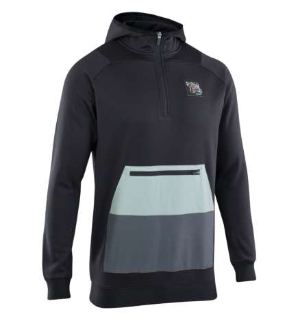 ION Bike Maillot con Capucha - Tech Seek AMP - Negro