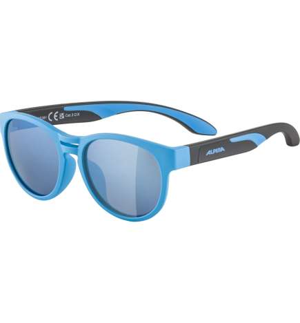 Alpina Jola Glasses Kids - blue-black matt mirror blue