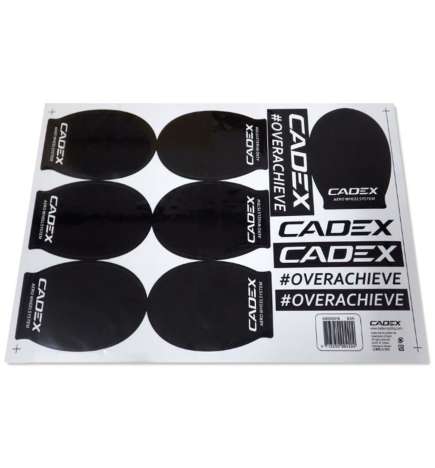 CADEX TT Disc Valve Hole Decal - black
