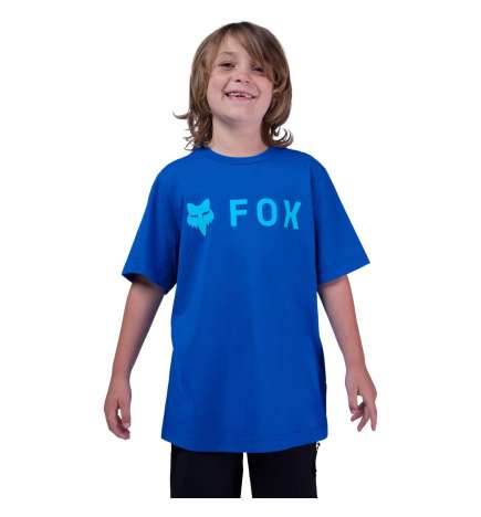 FOX Absolute Kurzarmshirt Kinder - blue