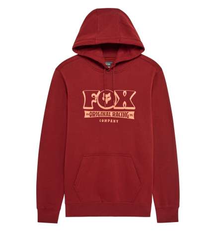 FOX Banner Fleece Hoodie Men - rust